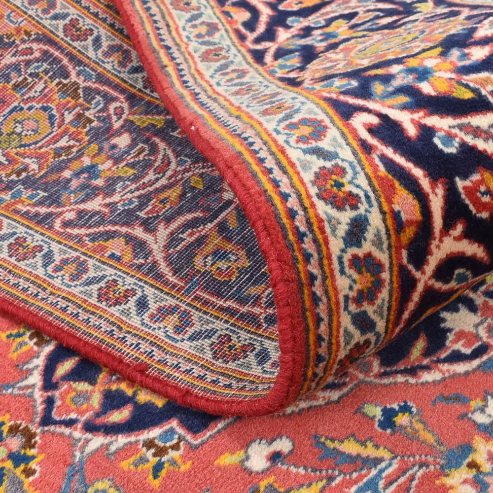 Persisk teppe - Keshan - 205 x 141 cm - lys rød