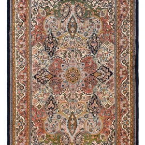 Persisk teppe - Keshan - 206 x 140 cm - flerfarget