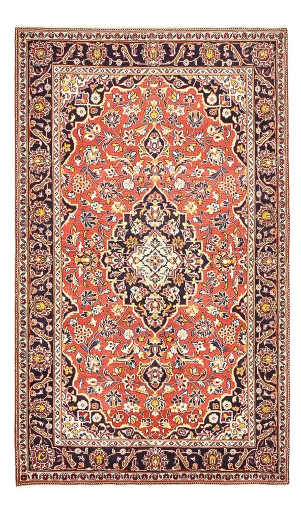 Persisk teppe - Keshan - 210 x 127 cm - lys rød