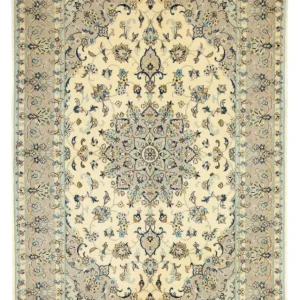 Persisk teppe - Keshan - 210 x 137 cm - beige