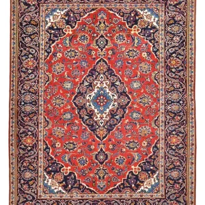 Persisk teppe - Keshan - 210 x 152 cm - rød