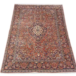Persisk teppe - Keshan - 212 x 130 cm - brun