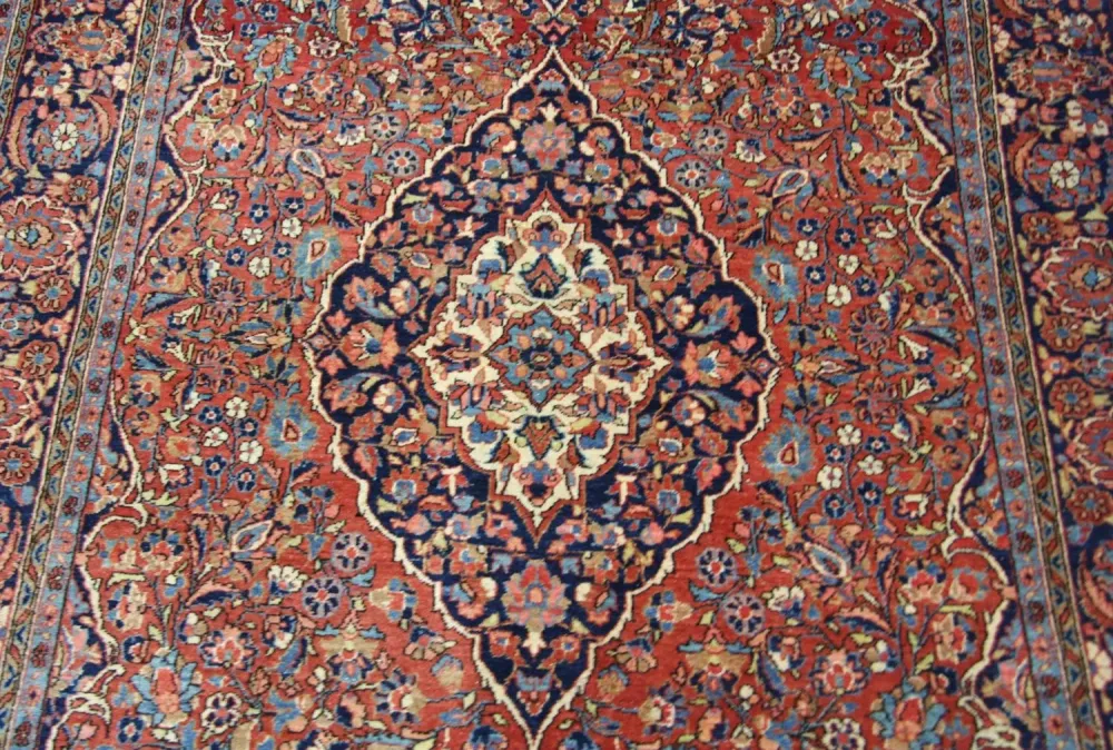 Persisk teppe - Keshan - 212 x 130 cm - brun