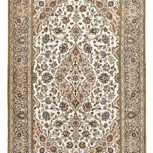 Persisk teppe - Keshan - 212 x 135 cm - sand
