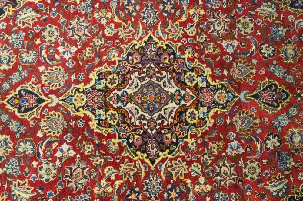 Persisk teppe - Keshan - 214 x 144 cm - rød
