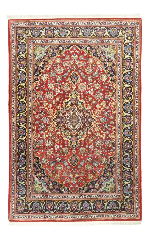 Persisk teppe - Keshan - 214 x 144 cm - rød