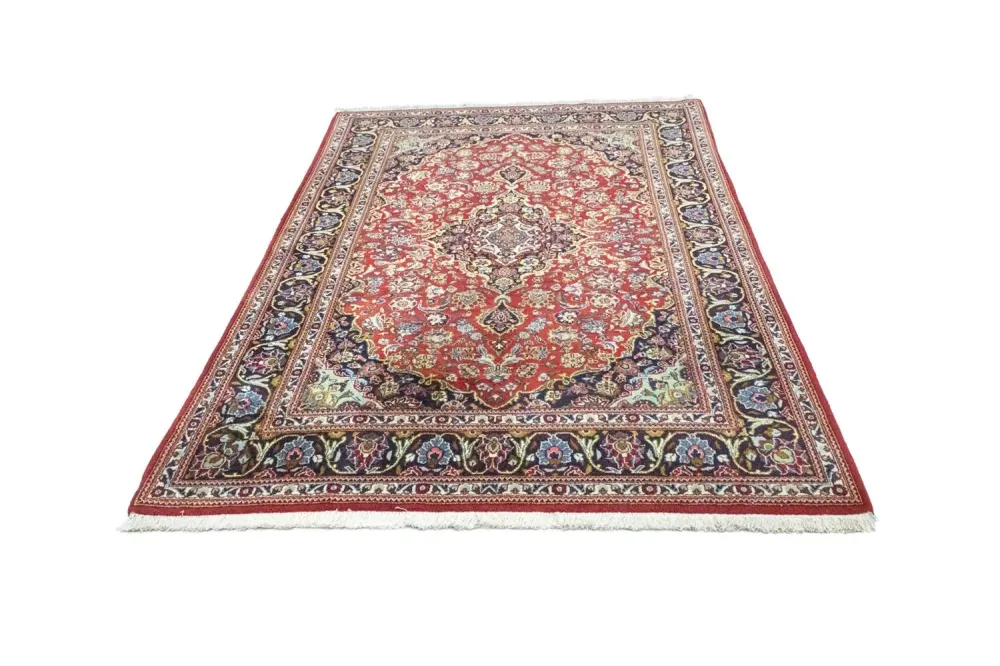 Persisk teppe - Keshan - 214 x 144 cm - rød