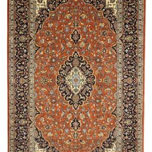Persisk teppe - Keshan - 215 x 138 cm - terrakotta