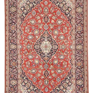 Persisk teppe - Keshan - 216 x 138 cm - rød