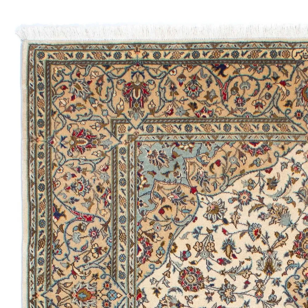 Persisk teppe - Keshan - 216 x 142 cm - beige