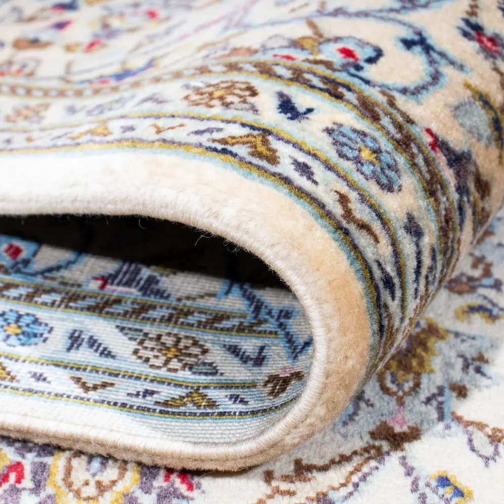 Persisk teppe - Keshan - 216 x 142 cm - beige