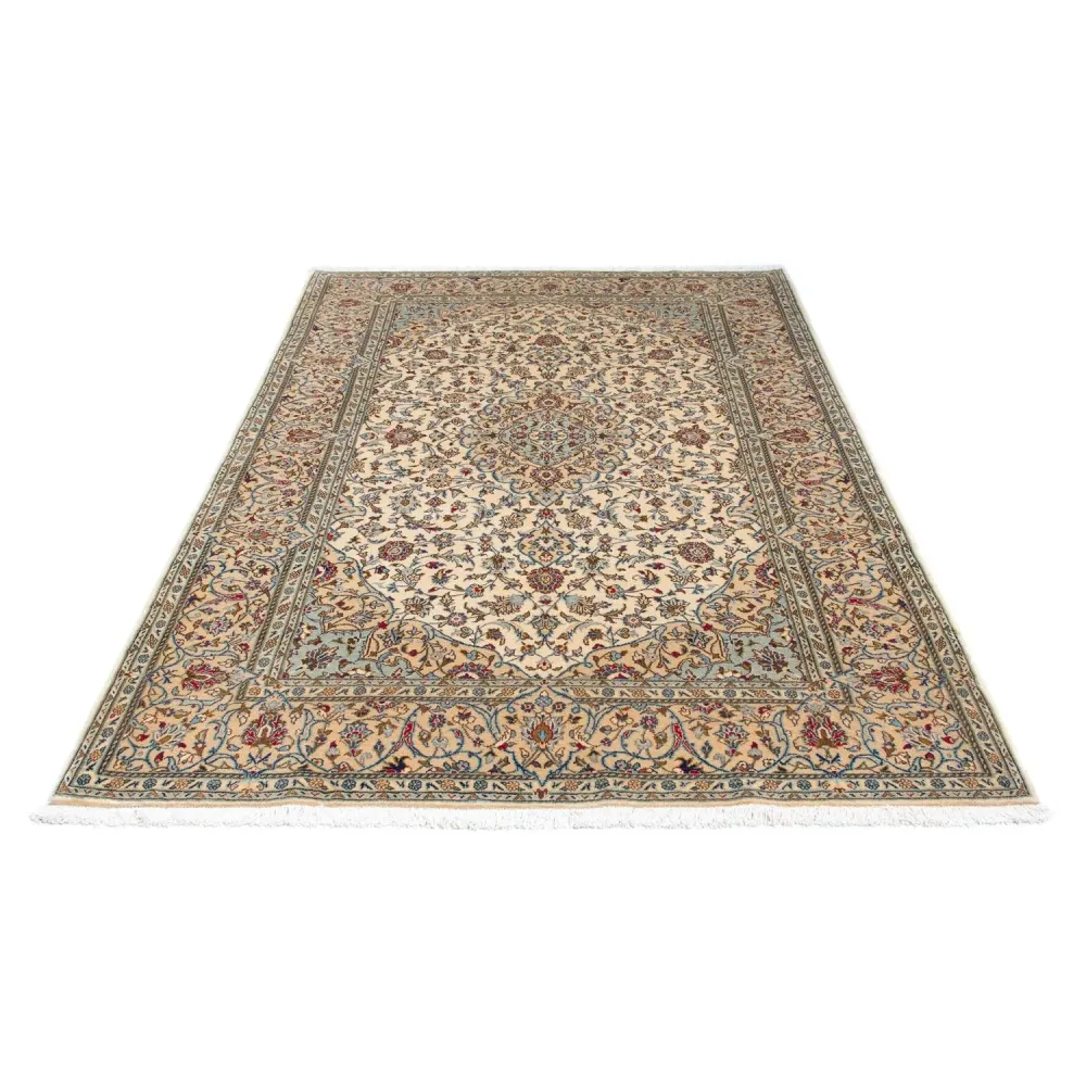 Persisk teppe - Keshan - 216 x 142 cm - beige