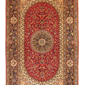 Persisk teppe - Keshan - 218 x 140 cm - rød