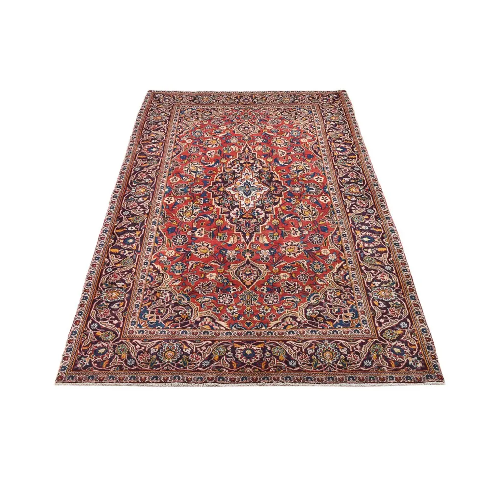 Persisk teppe - Keshan - 220 x 136 cm - lys rød