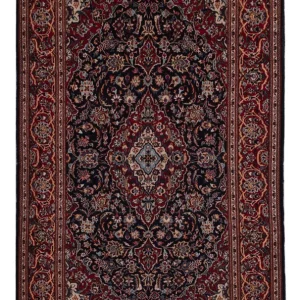 Persisk teppe - Keshan - 220 x 137 cm - mørkeblå
