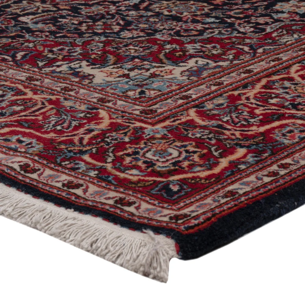 Persisk teppe - Keshan - 220 x 137 cm - mørkeblå
