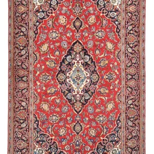 Persisk teppe - Keshan - 220 x 138 cm - rød