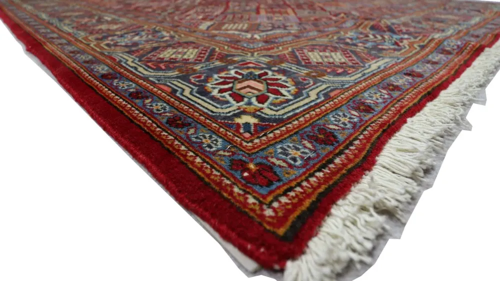 Persisk teppe - Keshan - 220 x 140 cm - mørk rød