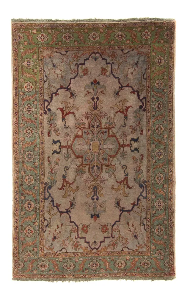 Persisk teppe - Keshan - 220 x 160 cm - lys mocca