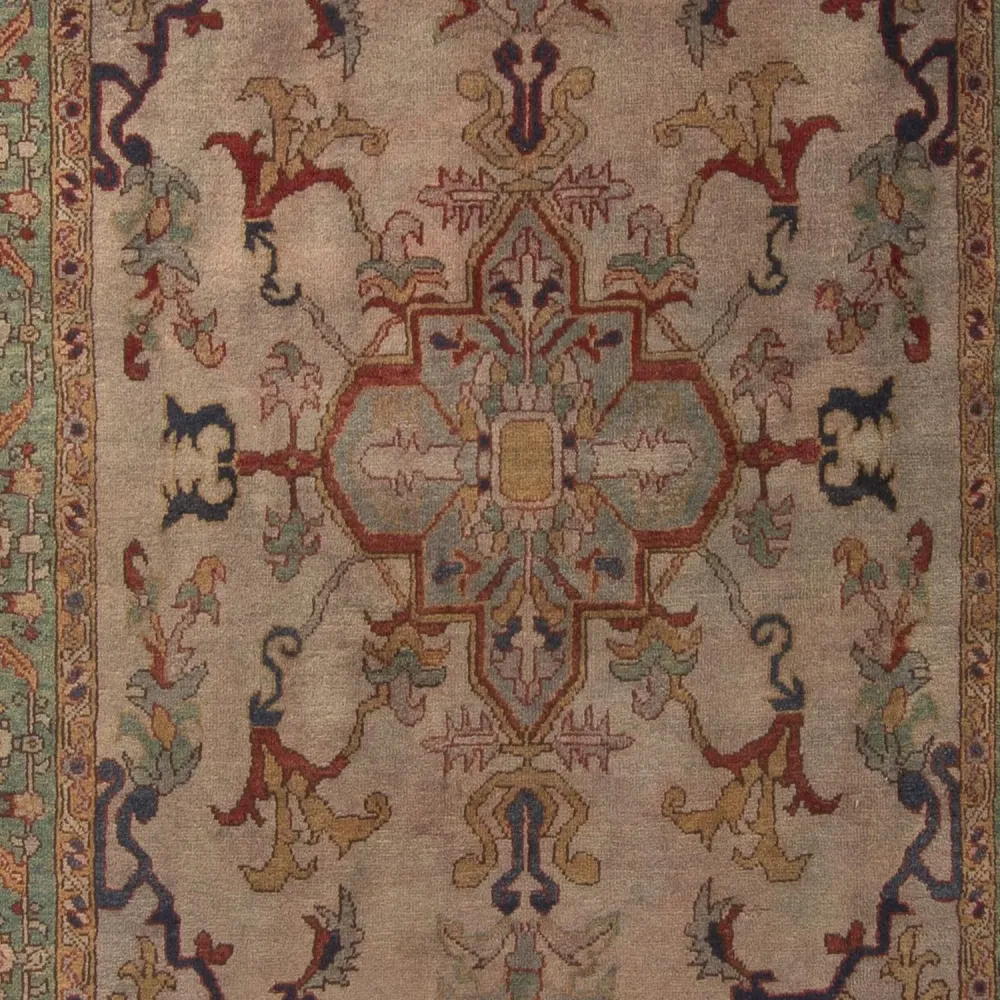 Persisk teppe - Keshan - 220 x 160 cm - lys mocca