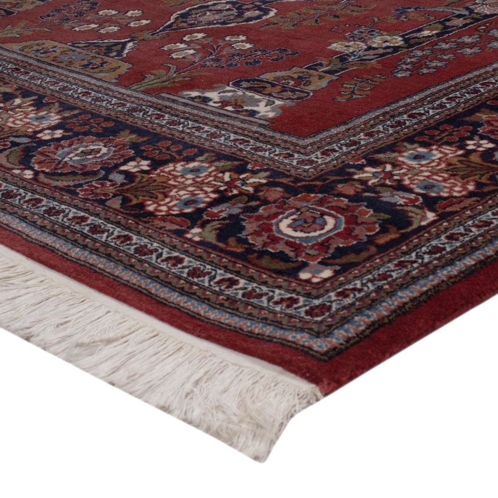 Persisk teppe - Keshan - 222 x 141 cm - vinrød