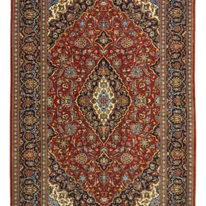 Persisk teppe - Keshan - 222 x 144 cm - rød