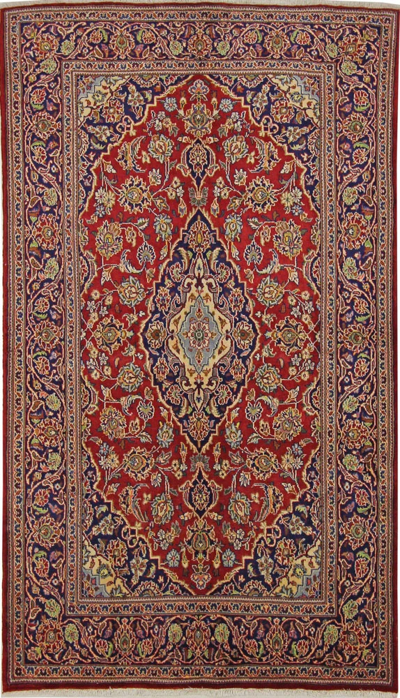 Persisk teppe - Keshan - 230 x 133 cm - rød