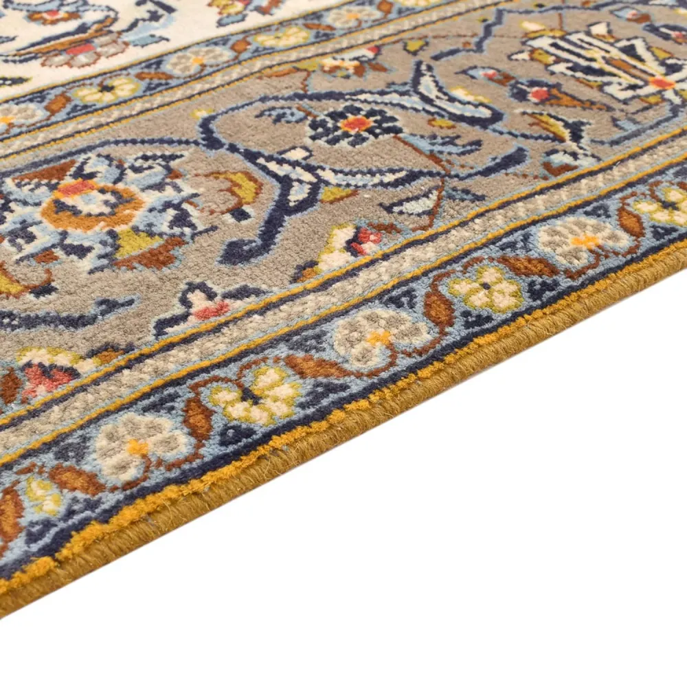 Persisk teppe - Keshan - 230 x 145 cm - lys beige