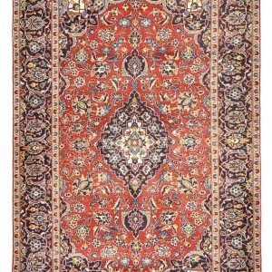 Persisk teppe - Keshan - 242 x 145 cm - rød