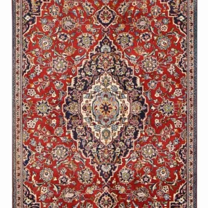 Persisk teppe - Keshan - 244 x 146 cm - rød