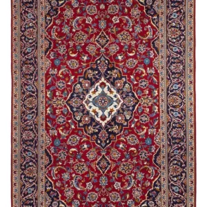 Persisk teppe - Keshan - 250 x 145 cm - rød