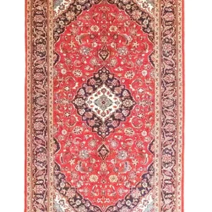 Persisk teppe - Keshan - 251 x 146 cm - rød