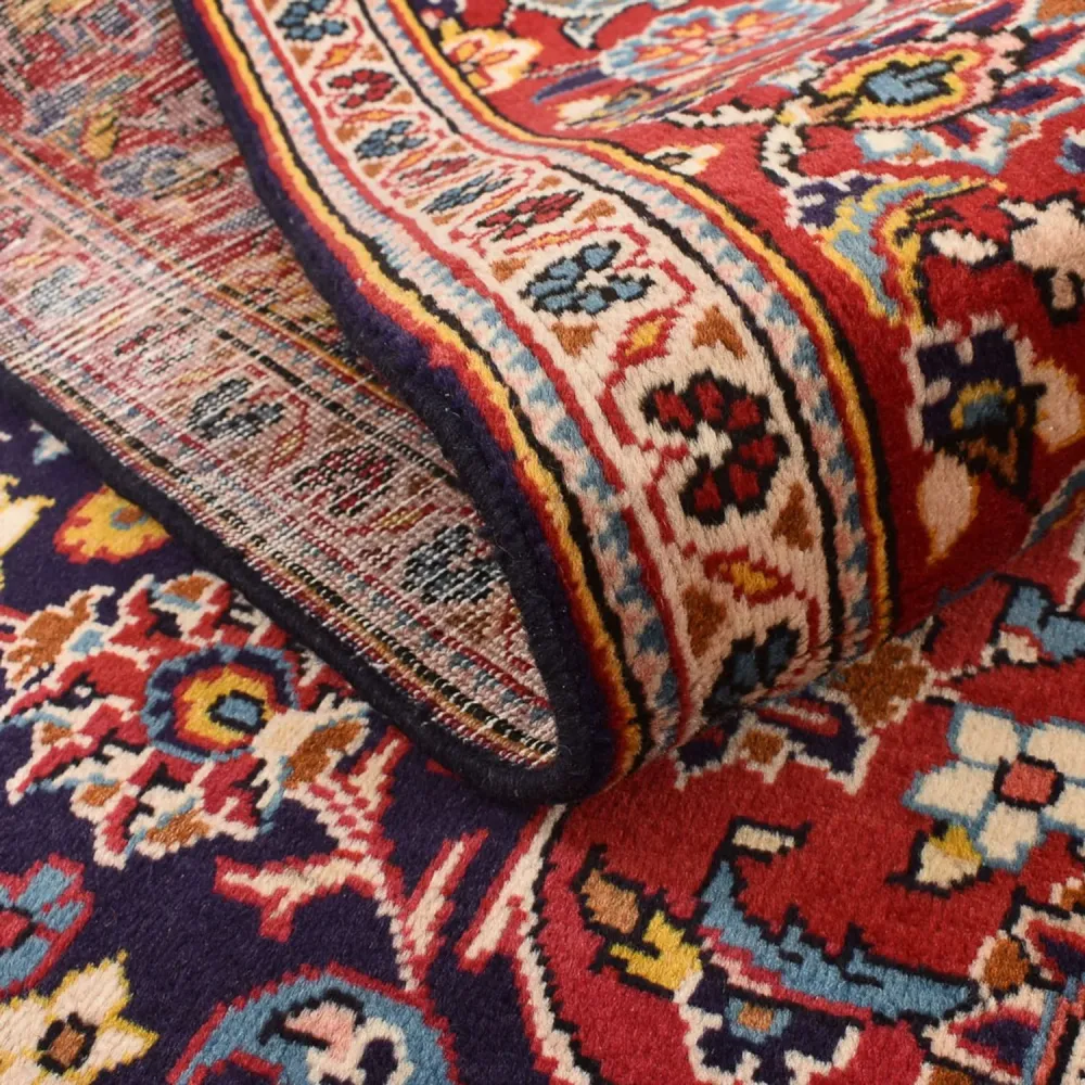 Persisk teppe - Keshan - 255 x 146 cm - mørkeblå