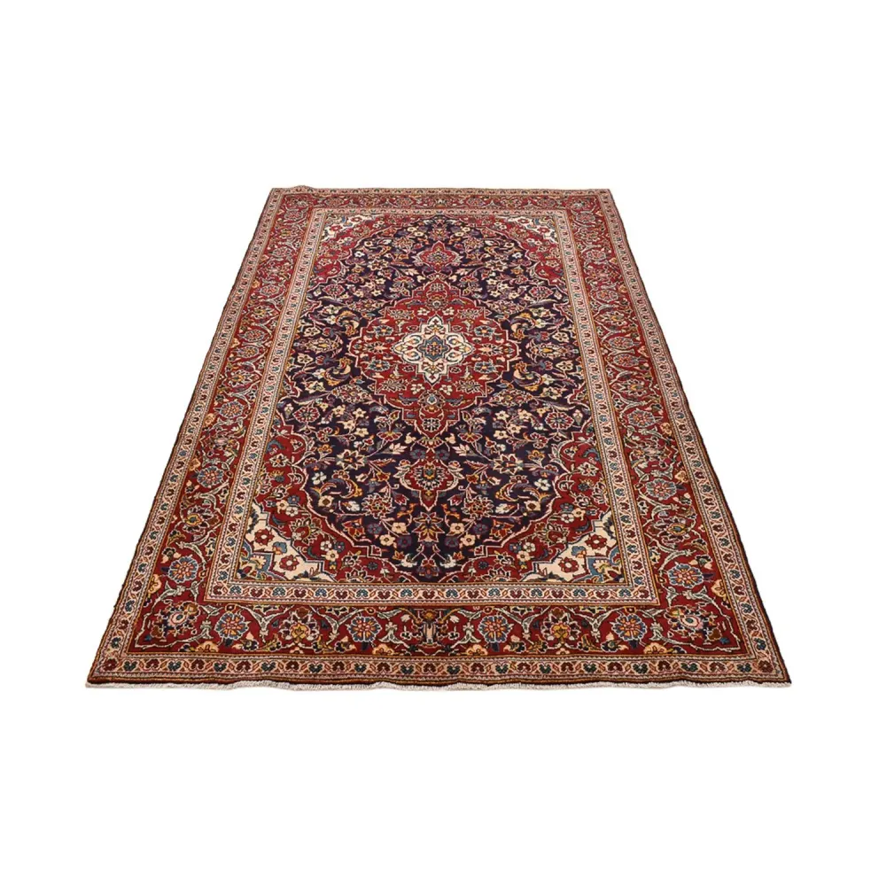 Persisk teppe - Keshan - 255 x 146 cm - mørkeblå