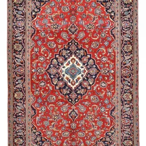 Persisk teppe - Keshan - 255 x 151 cm - rød