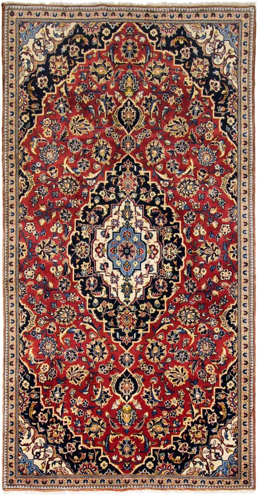 Persisk teppe - Keshan - 260 x 136 cm - rød