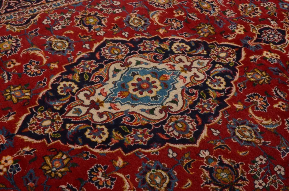 Persisk teppe - Keshan - 261 x 180 cm - rød