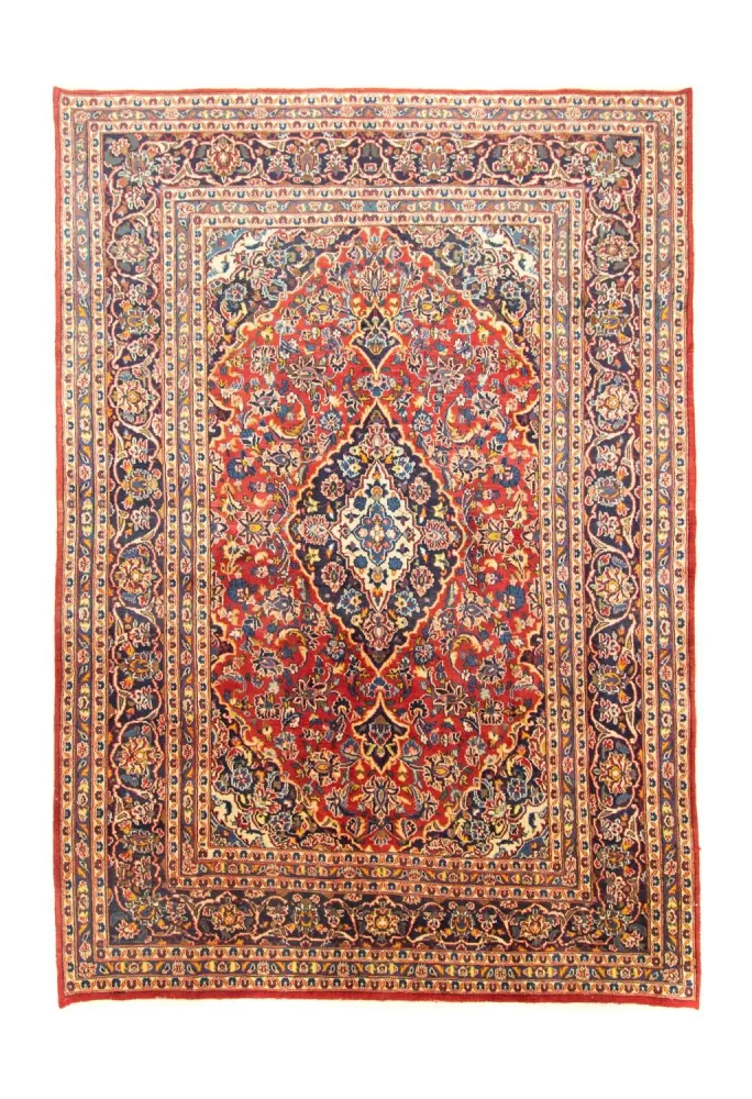 Persisk teppe - Keshan - 284 x 198 cm - oransje