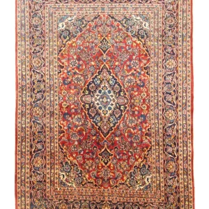 Persisk teppe - Keshan - 284 x 198 cm - oransje