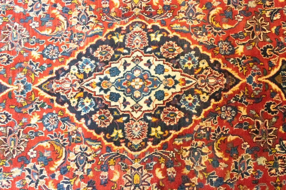 Persisk teppe - Keshan - 284 x 198 cm - oransje