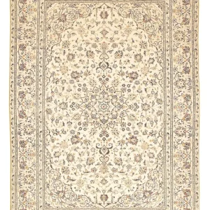 Persisk teppe - Keshan - 285 x 185 cm - beige