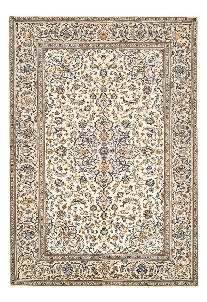 Persisk teppe - Keshan - 287 x 192 cm - mørk beige