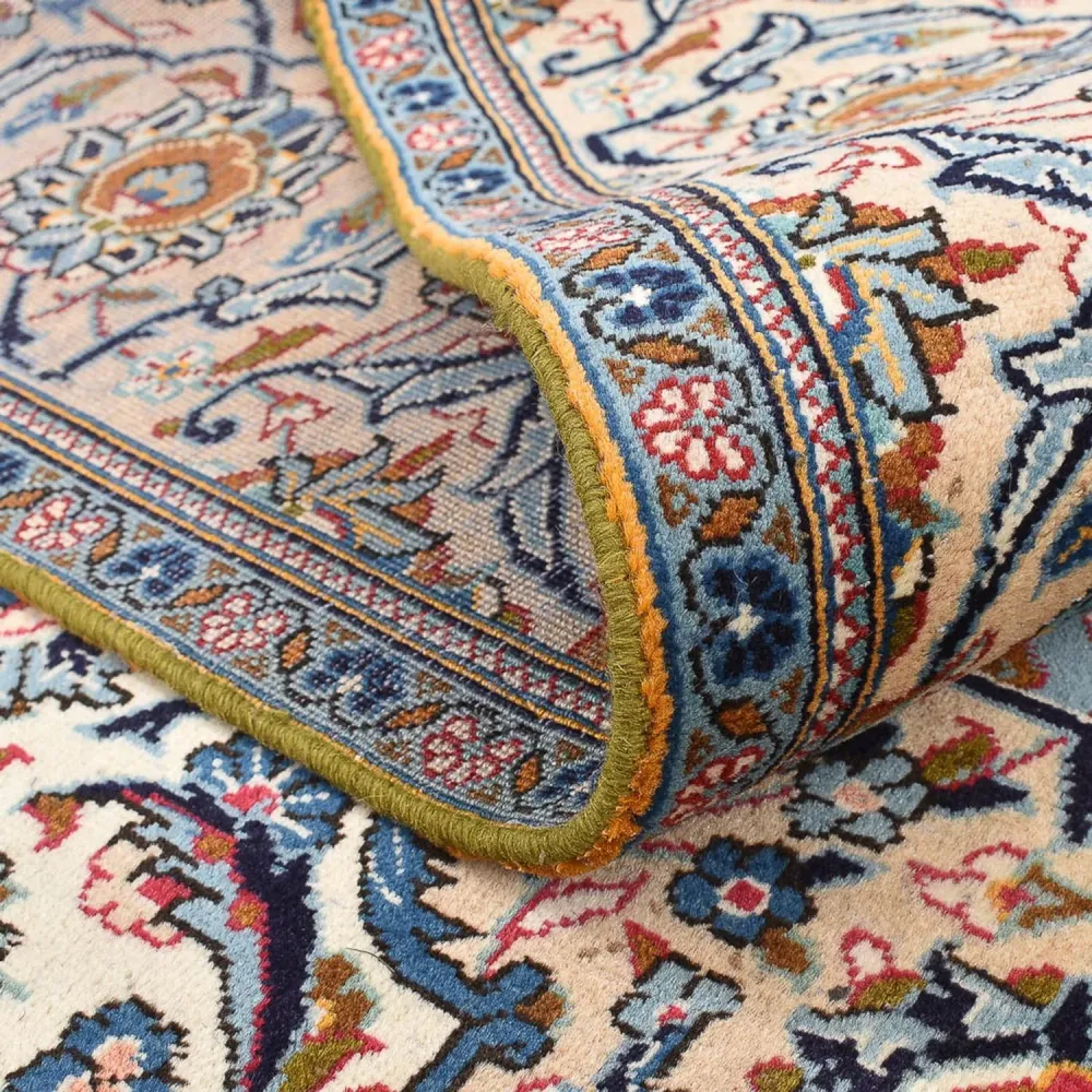 Persisk teppe - Keshan - 288 x 198 cm - lys beige