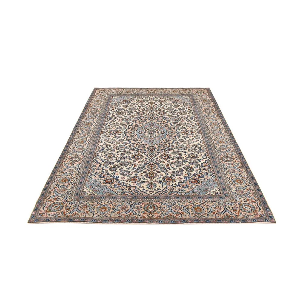 Persisk teppe - Keshan - 288 x 198 cm - lys beige