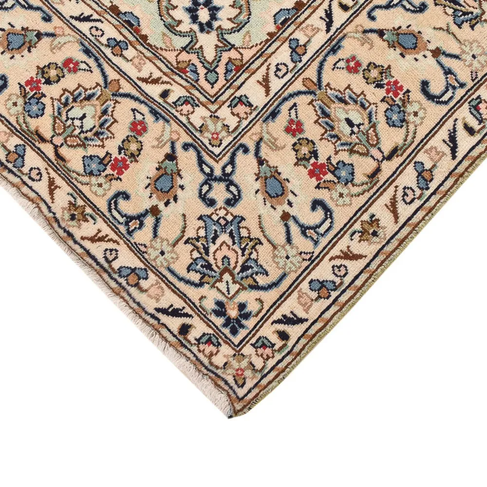 Persisk teppe - Keshan - 290 x 191 cm - lys beige