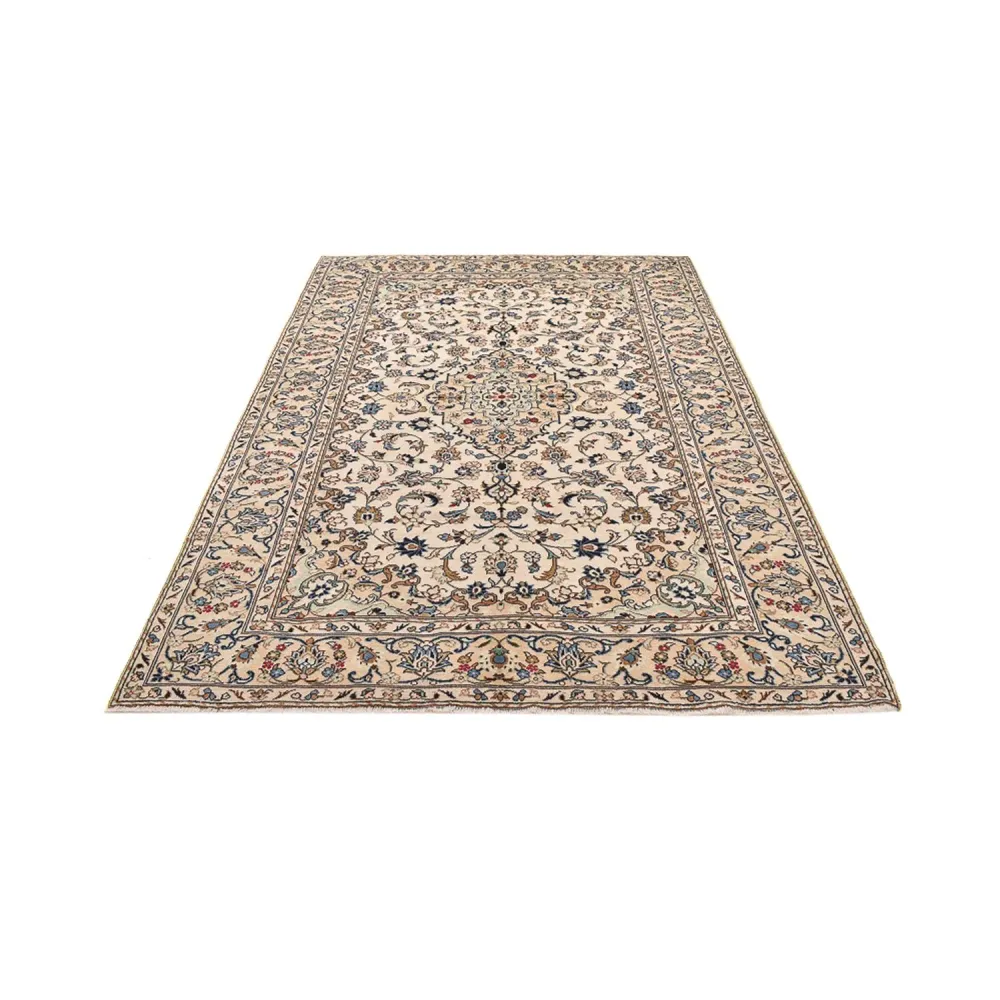 Persisk teppe - Keshan - 290 x 191 cm - lys beige