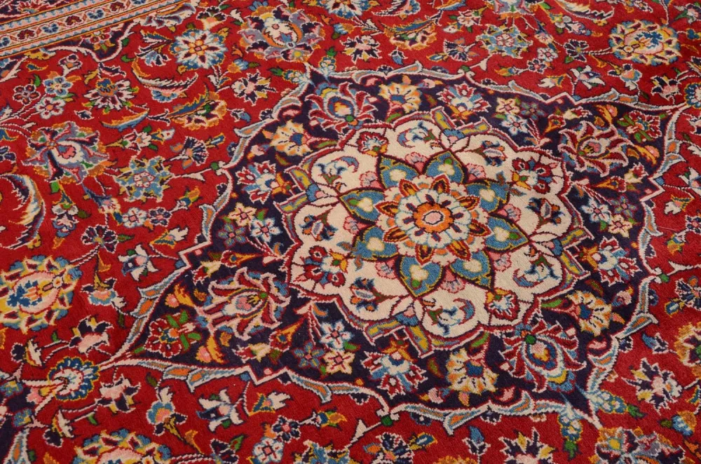 Persisk teppe - Keshan - 290 x 195 cm - rød