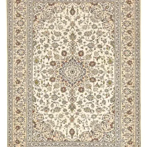Persisk teppe - Keshan - 290 x 197 cm - mørk beige