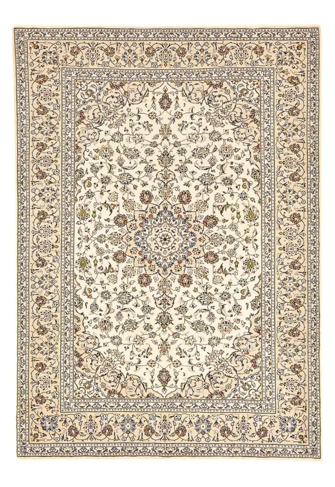 Persisk teppe - Keshan - 290 x 197 cm - mørk beige