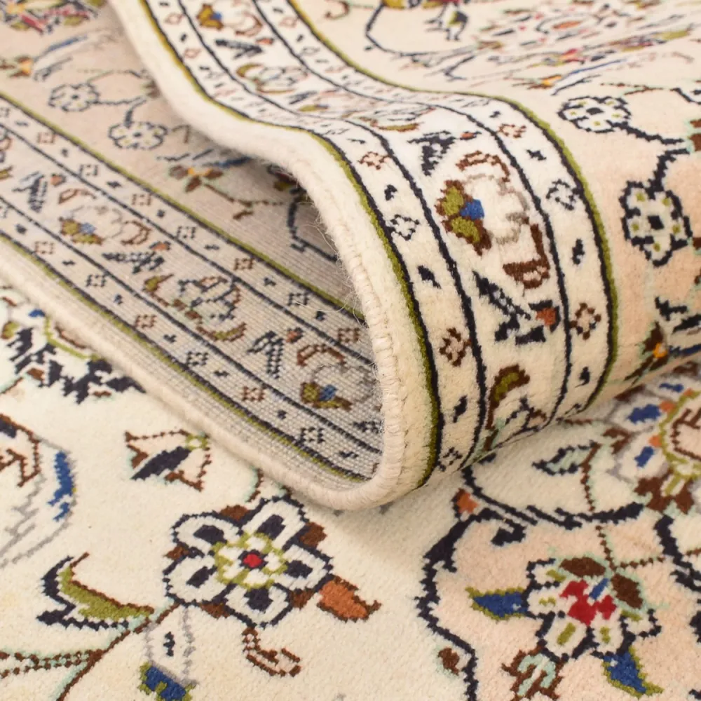 Persisk teppe - Keshan - 290 x 197 cm - mørk beige